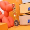 tennis racket LV keychain