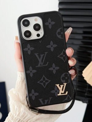Lou Black & White Hand Chain iPhone Case