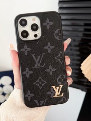 Lou Black & White iPhone Case