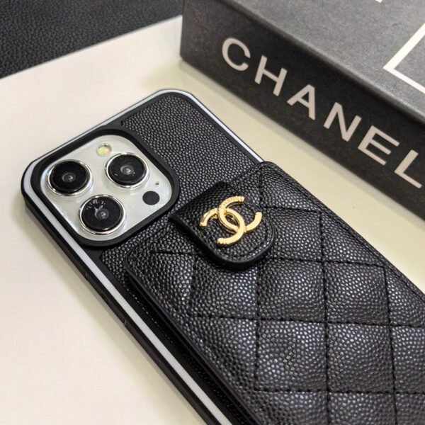 C.C Crossbody Leather iPhone Case