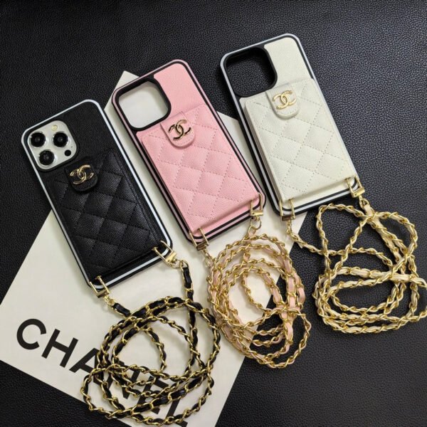 C.C Crossbody Leather iPhone Case