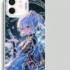 KAMISATO AYAKA ANIME PHONE CASE GENSHIN IMPACT