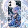 KAMISATO AYAKA ANIME PHONE CASE GENSHIN IMPACT