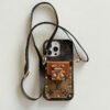 Lou Chain Leather iPhone Case