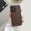 Lou Classic Color Leather iPhone Case