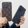 Lou Classic Color Leather iPhone Case