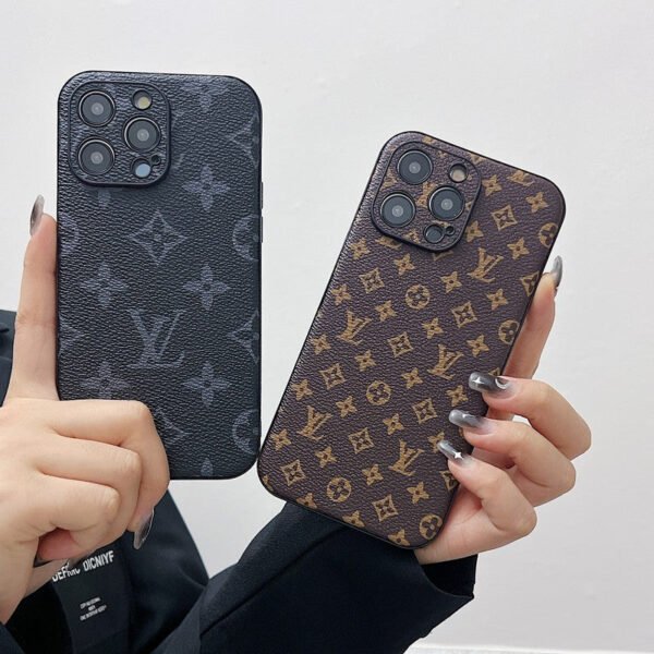 Lou Classic Color Leather iPhone Case