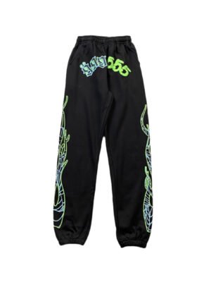 JUICE WRLD x SP5DER SWEATPANTS BLACK