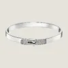 18K Kelly Small Model Diamond H Bracelet