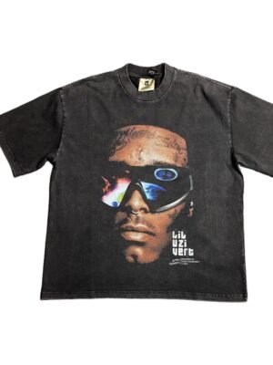 LIL UZI VERT VINTAGE GRAPHIC TEE DARK GREY