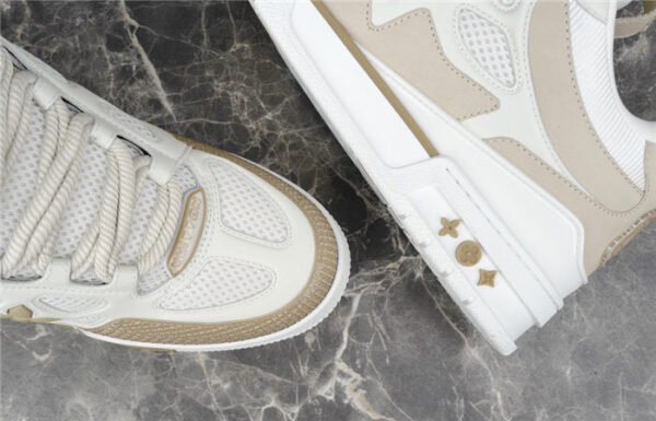 LOUIS VUITTON LV SKATE SNEAKER BEIGE WHITE