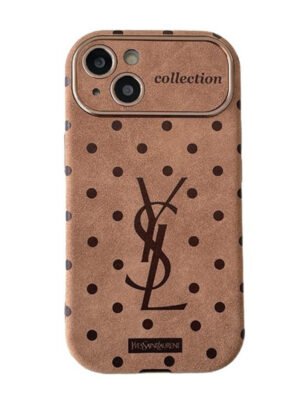 Saint Brown Leather iPhone Case