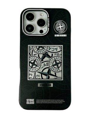 Stone Black & Blue iPhone Case