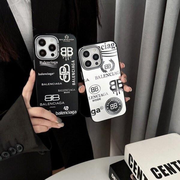 BB Black & Silver iPhone Case