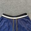 RHUDE COURT LOGO SHORTS NAVY