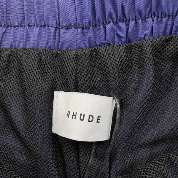 RHUDE RH LOGO SHORTS NAVY