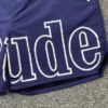 RHUDE RH LOGO SHORTS NAVY