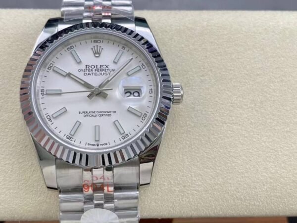 ROLEX DATEJUST OYSTER PERPETUAL JUBILEE WHITE 36MM 126334 0004