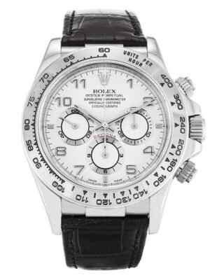 Rolex Daytona White Dial 16519 Mens Watch 40MM