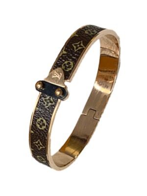 18K Louis Vintage Leather Bracelet
