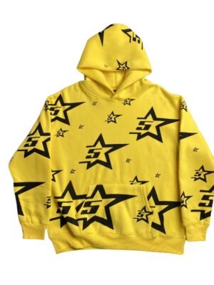 SP5DER 5STAR HOODIE YELLOW
