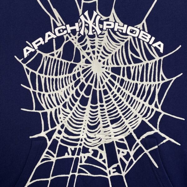 SP5DER ARACH NY PHOBIA HOODIE NAVY