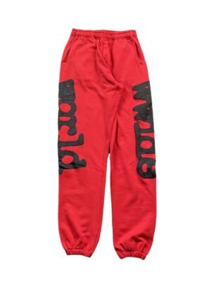 SP5DER BELUGA SWEATPANTS RED