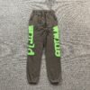 SP5DER BELUGA SWEATPANTS SLATE GREY/GREEN