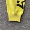 SP5DER DOUBLE LAYER 5 STAR ZIP HOODIE YELLOW