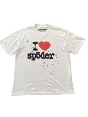 SP5DER I HEART SP5DER TEE WHITE