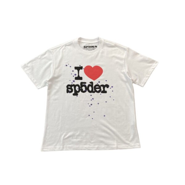 SP5DER I HEART SP5DER TEE WHITE