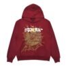 SP5DER LOGO HOODIE MAROON