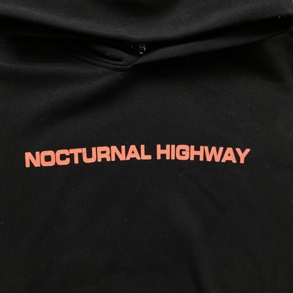 SP5DER NOCTURNAL HIGHWAY HOODIE BLACK