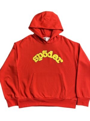 SP5DER OG LOGO HOODIE RED