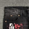 SP5DER PAINTED MOTO DENIM BLACK