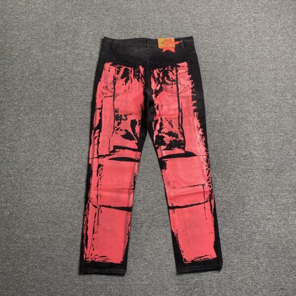 SP5DER PAINTED MOTO DENIM BLACK