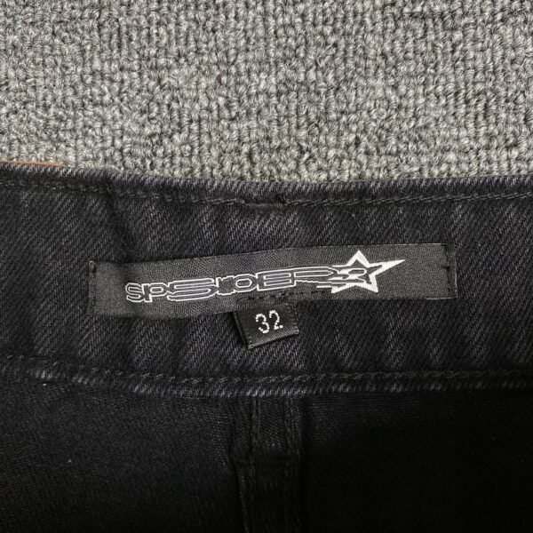SP5DER PAINTED MOTO DENIM BLACK