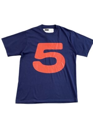 SP5DER RED 5 BABY TEE NAVY