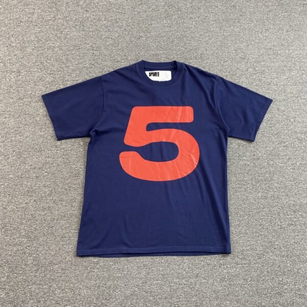 SP5DER RED 5 BABY TEE NAVY