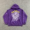 SP5DER STAR OG WEB V2 HOODIE PURPLE