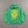 SP5DER STAR OG WEB V2 HOODIE SLIME GREEN