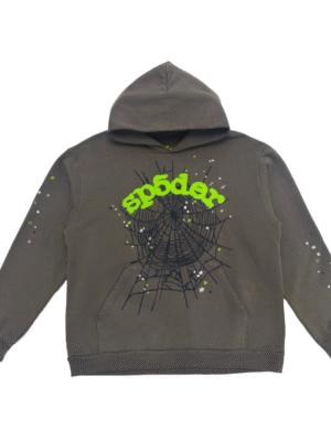 SP5DER WAIT WEB HOODIE SLATE GREY