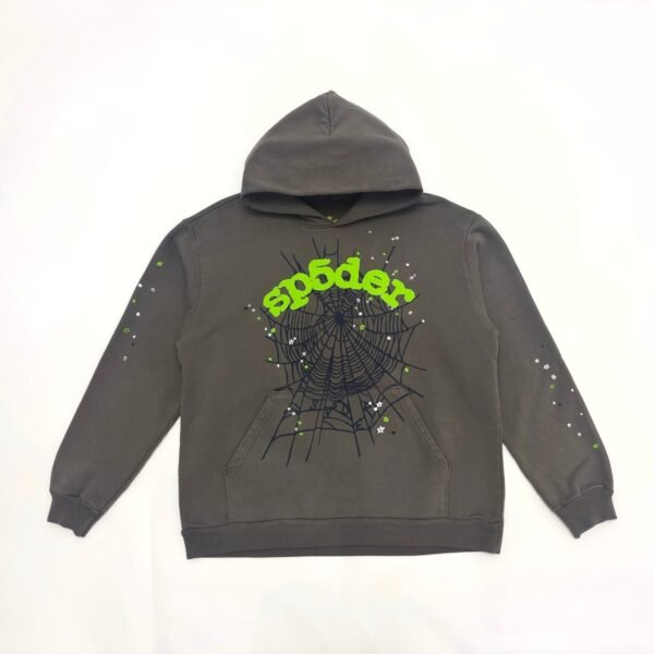 SP5DER WAIT WEB HOODIE SLATE GREY