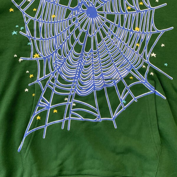 SP5DER WEB HOODIE HUNTER GREEN