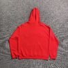 SP5DER WORLDWIDE RED ANGEL NUMBER 555 HOODIE RED