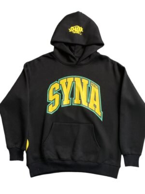 SYNA WORLD COLLEGE HOODIE BLACK