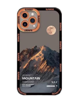 Sun Snowy Mountain iPhone Case
