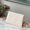 LV Coussin PM Monogram-Embossed Puffy Cream For Women,  Shoulder And Crossbody Bags 10.2in/26cm LV M57793