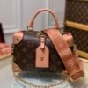 LV Petite Malle Souple Monogram Canvas Pink For Women, Women¡¯s Handbags, Shoulder And Crossbody Bags 7.9in/20cm LV M45531