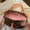 LV Petite Malle Souple Monogram Canvas Pink For Women, Women¡¯s Handbags, Shoulder And Crossbody Bags 7.9in/20cm LV M45531